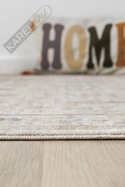 Seyran Halı Asır Koleksiyonu 256 Krem Polyester Vintage Halı