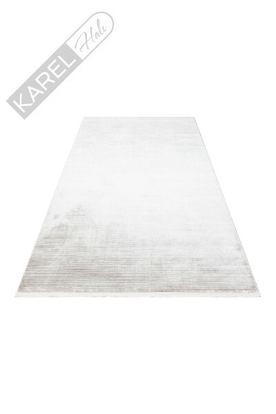 LISBON NEW LS PLAIN SILVER NW  Parlak Dokulu Modern Desenli Renkli Metalik Işıltılı Makine Halısı