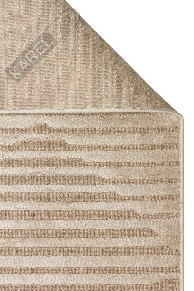 ZENITH ZNT 02 LATTE  Yüksek Alçak Dokulu Naturel Yün ve Viskon Modern Dokuma Halı