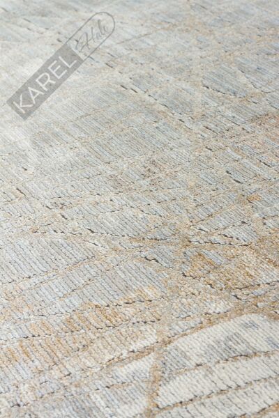 MAHAL MHL 09 GREY GOLD Modern Desenli Yüksek Kalite Sık Dokuma Salon Halısı