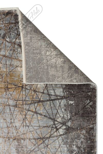 MAHAL MHL 09 GREY GOLD Modern Desenli Yüksek Kalite Sık Dokuma Salon Halısı