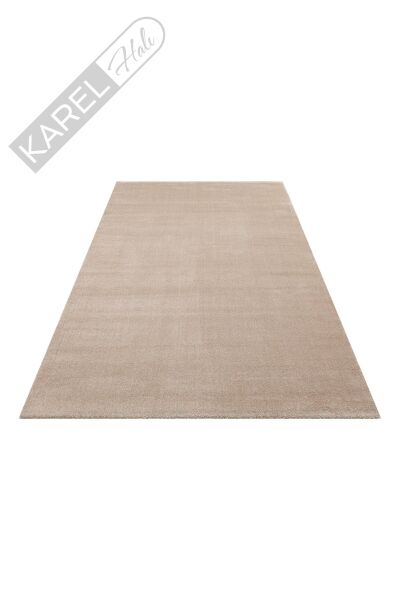 LOTTO LT PLAIN BEIGE Hav Toz Vermez Modern Sade Desenli Makine Halısı