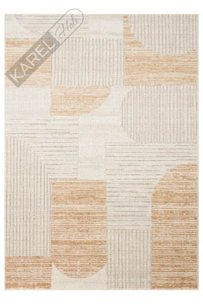 SAHARA SHA 02 CREAM GOLD Hav Toz Vermez Yumuşak Tuşeli Modern Makine Halısı