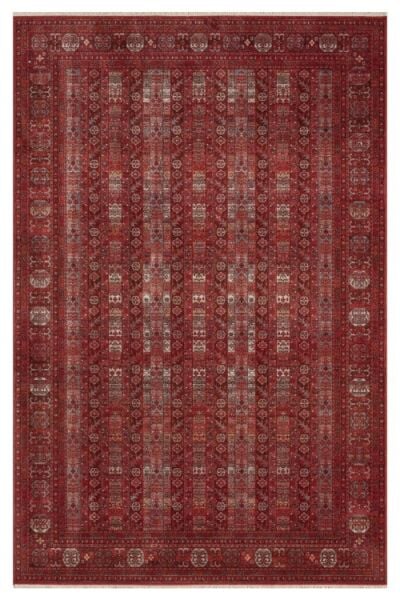 Seyran Halı Ahlat Koleksiyonu 257 Bordo Polyester Vintage Halı