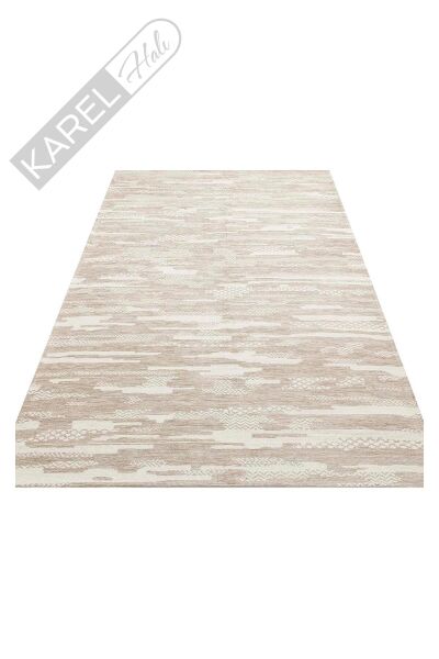 BIGA BG 01 CREAM Hav Toz Vermez Kaymaz Tabanlı İnce Dokuma Modern Halı