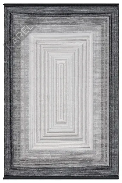 Seyran Halı Zen 7004 Gri Akrilik Halı