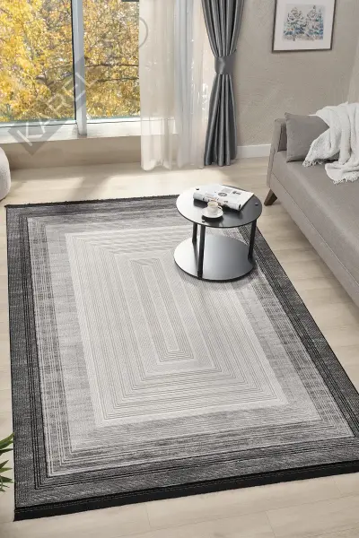 Seyran Halı Zen 7004 Gri Akrilik Halı