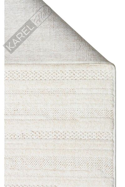 JOY JOY 01 WHITE  Hav Toz Vermeyen Yumuşak dokulu Modern Makine Halısı