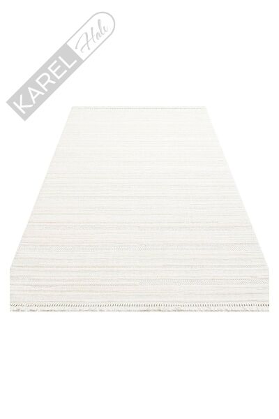 JOY JOY 01 WHITE  Hav Toz Vermeyen Yumuşak dokulu Modern Makine Halısı