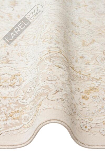 PALMIRA PLM 10 CREAM GOLD Yüksek Kaliteli Sık Dokuma Modern Salon Halısı