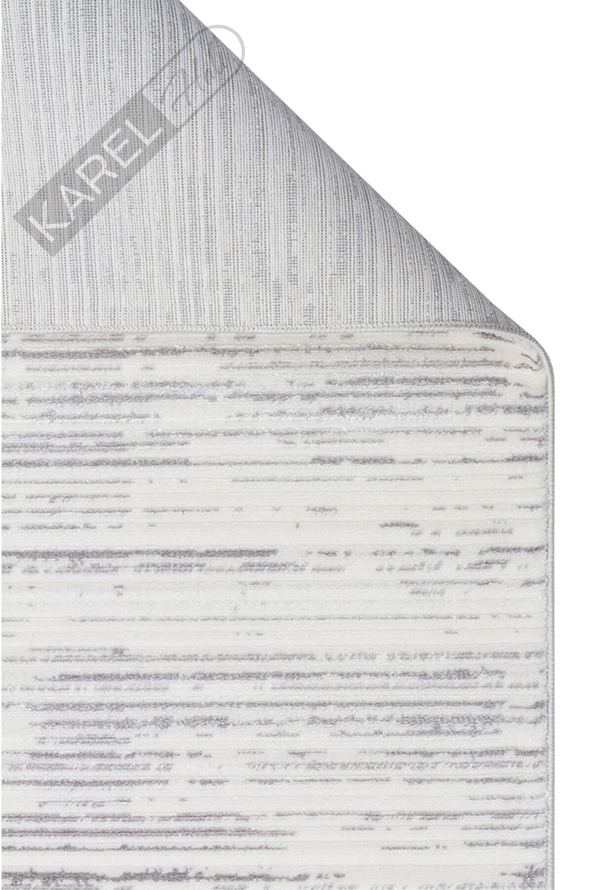NORA NOR 03 SILVER Hav Toz Vermez Yıkanabilir Kaymaz İnce Dokuma Modern Halı