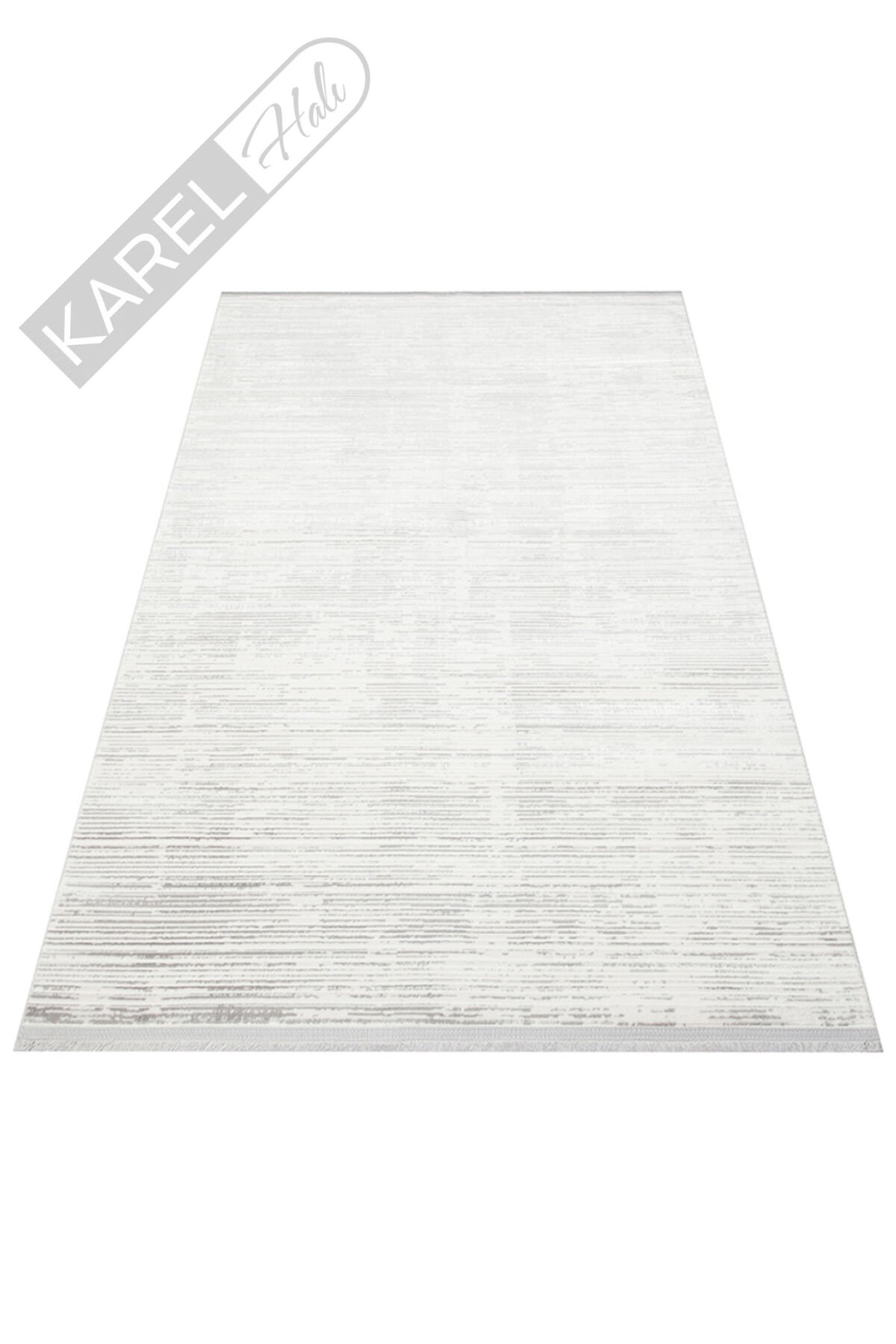 NORA NOR 03 SILVER Hav Toz Vermez Yıkanabilir Kaymaz İnce Dokuma Modern Halı