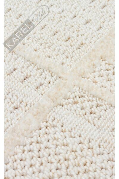 JOY JOY 03 WHITE  Hav Toz Vermeyen Yumuşak dokulu Modern Makine Halısı
