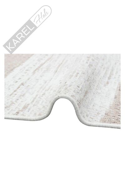 ARYA AR 06 NATURAL Yıkanabilir Çift Taraflı Modern Desenli Dokuma Kilim