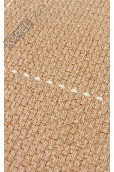DELHİ DLH 01 WHITE  Jüt ve Pamuk ile Üretilen Çift Taraflı Modern Kilim