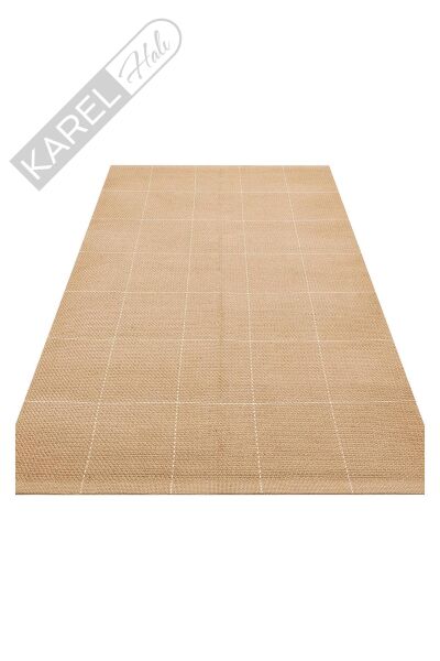 DELHİ DLH 01 WHITE  Jüt ve Pamuk ile Üretilen Çift Taraflı Modern Kilim