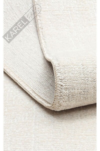 Kalahari KLH01 Krem Özel Dokuma Tekniği ile Üretilen Modern Sade Desenli Makine Halısı